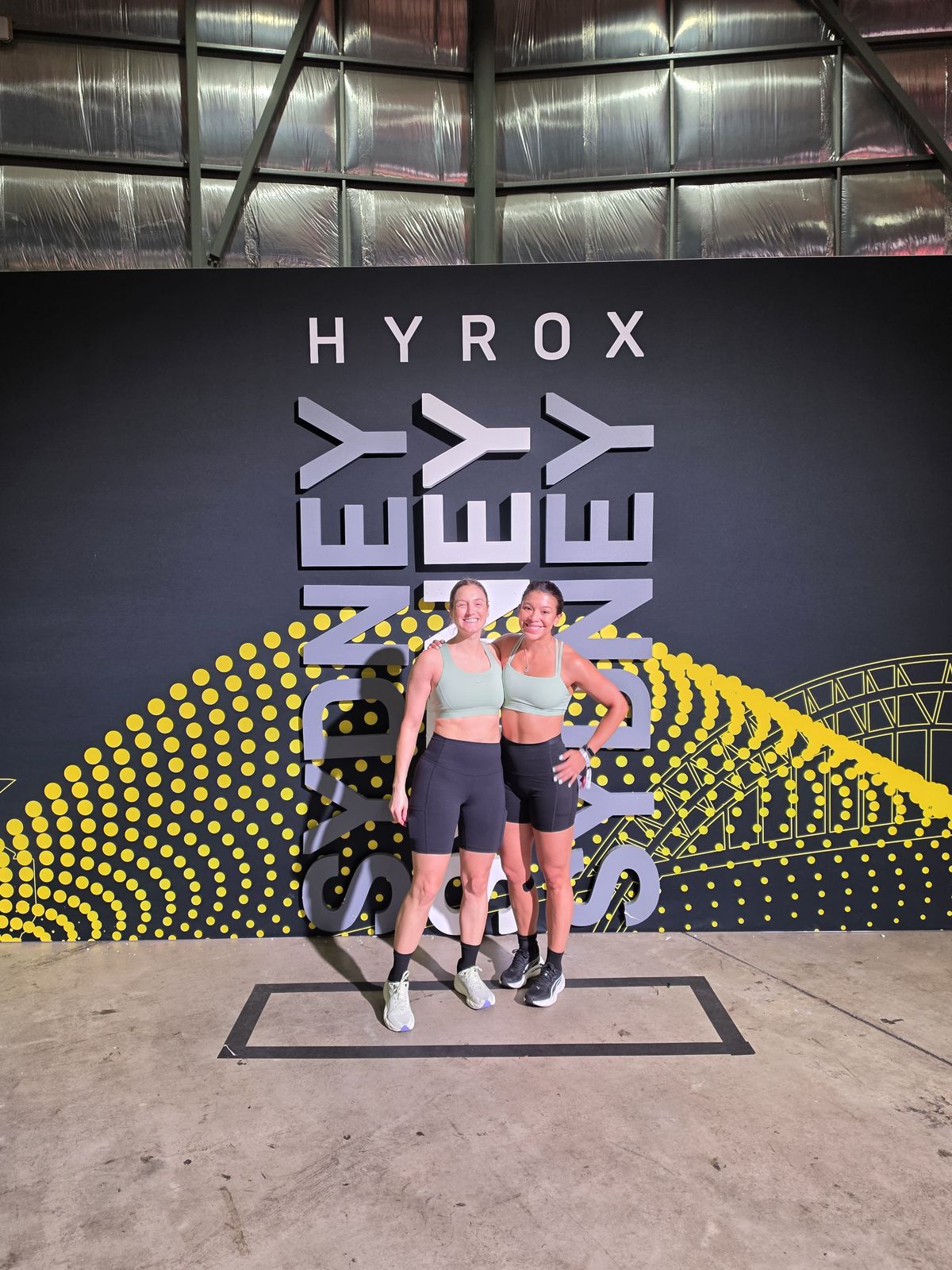 Aura and Mary at HYROX Sydney